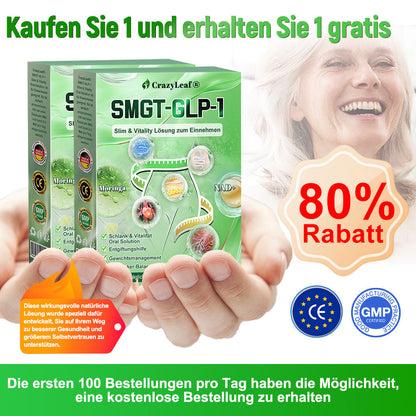 DE Klinisch bewiesen | Offizieller Shop | 𝐂𝒓𝓪𝙯𝙮𝐋𝑒𝑎𝐟® 𝚂𝖬𝐺𝘛-𝘎𝐿𝙋-1 Orallösung gegen Übergewicht, Bluthochdruck, Blutzucker- & Fettleberprobleme, Gelenkschmerzen, Müdigkeit, Energiemangel & schlaffe Haut – für mehr Gesundheit & Vitalität.